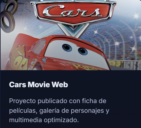 Ejemplo 1 - Proyecto Saga Cars
